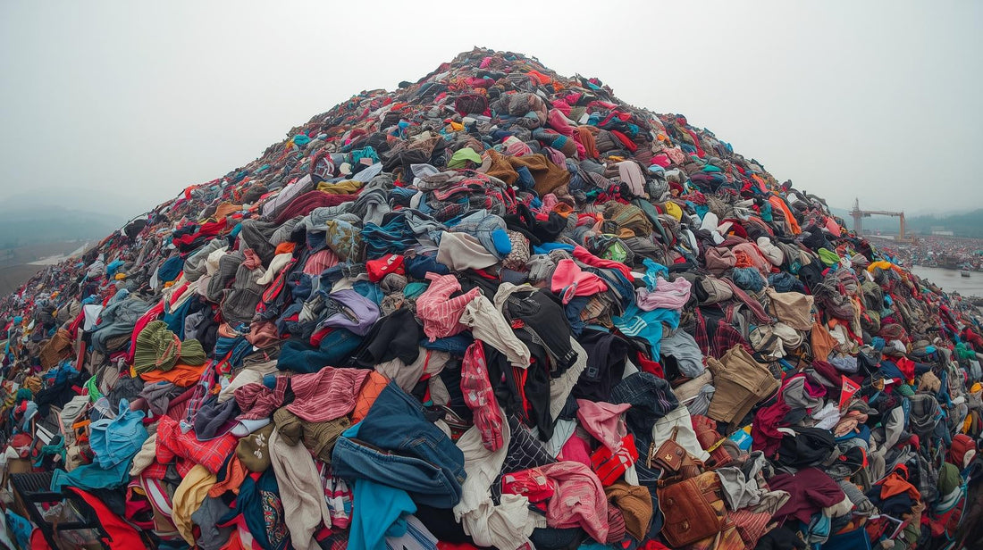 Bild von einem hohem Müllberg um Fast Fashion zu symbolisieren